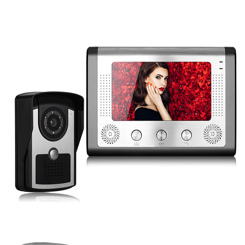 Shanyishida 7 pulgadas timbre visual a prueba de lluvia HD intercomunicador visual venta al por mayor 1V1-2V1 ......