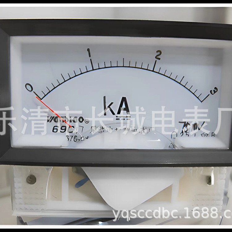 长城电表厂 69C17 3000A 75MV 直流指针电流表  85*45