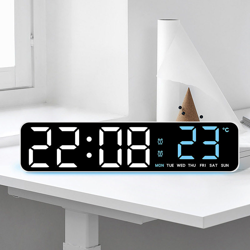 Pantalla de tiempo creativa de red led reloj digital reloj electrónico decoración de escritorio nocturna silenciosa 2811 image 5