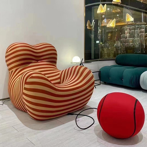 Mother's Arms Sofa Light Luxury Internet Celebrity Lazy Sofa Recliner Living Room Balcony Leisure Creative Single Sofa Chair