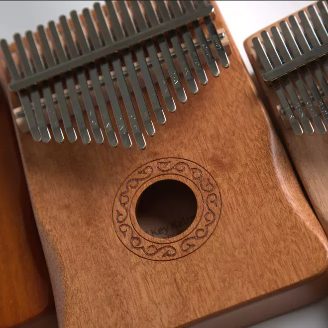 拇指琴卡林巴琴工厂代发17音21音手指琴海外热销带贴标签小乐器