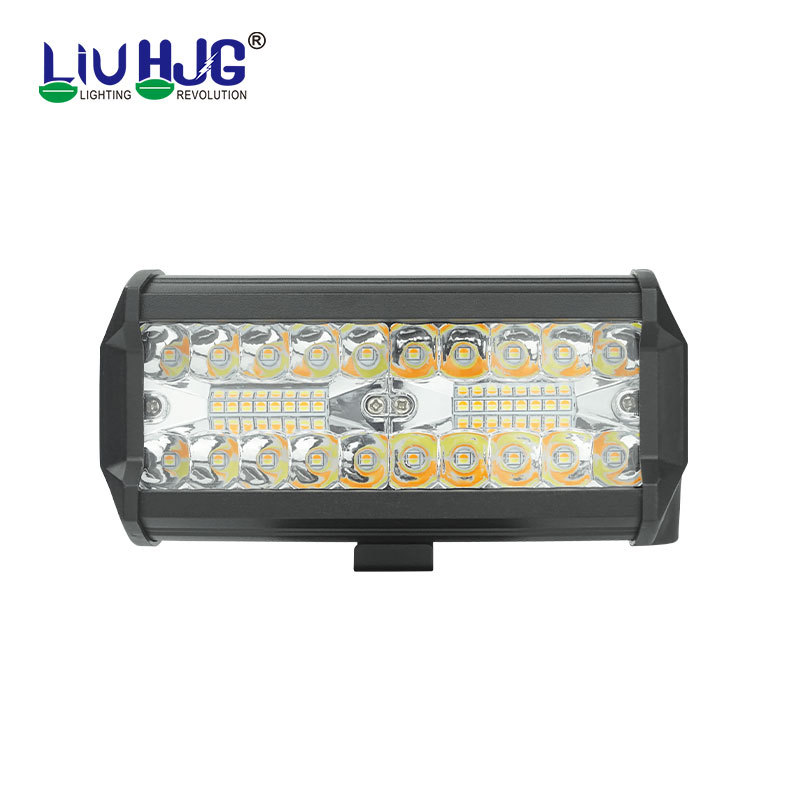 E-Commerce Hot-Selling Car Led Work Light, New Off-Road Vehicle Light, Three-Eye Model, 120W 40Led Work Light, Inspection Light
