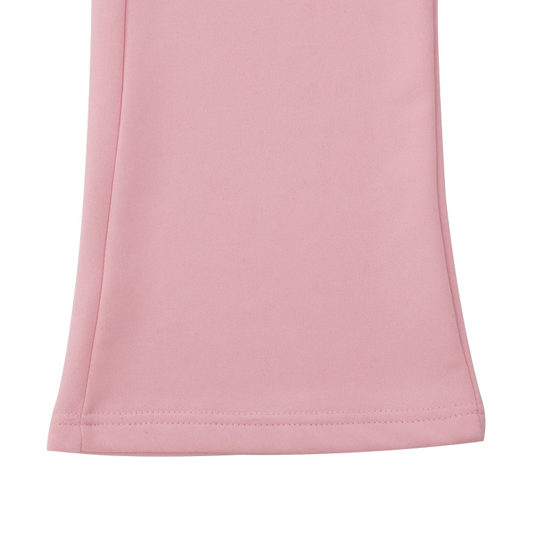 pantaloni casual da uomo 24 Micro pull cord gamba lunga strada americana hip-hop tinta unita_voghion.com