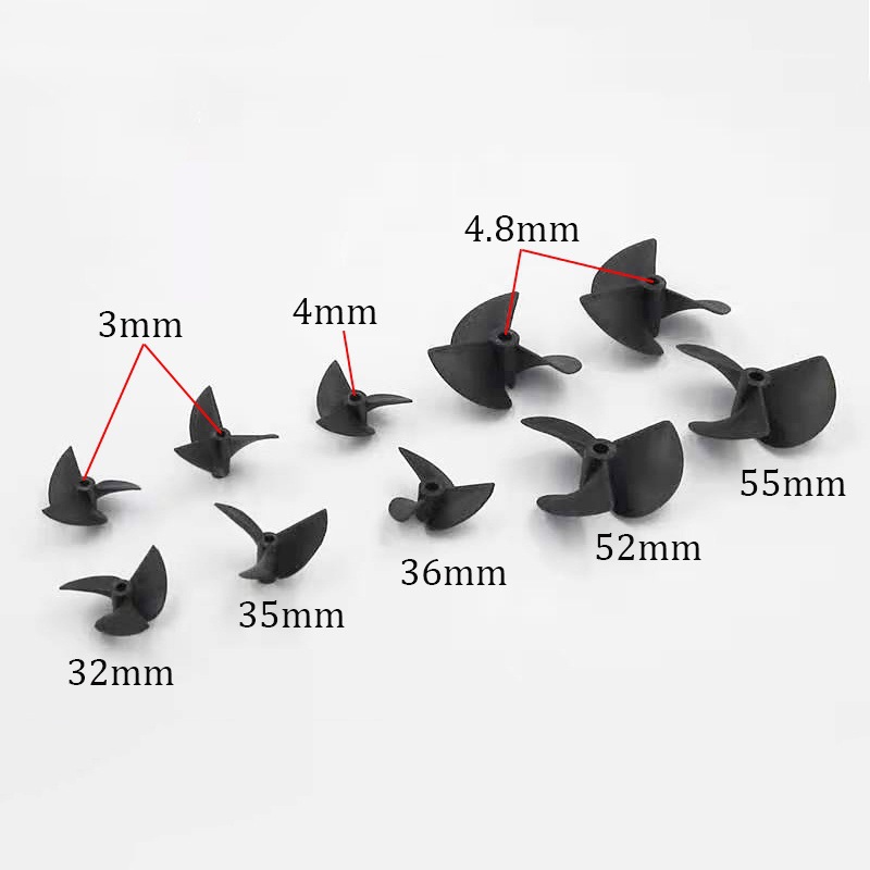 Ship Model Accessories Nylon Three Bladed Paddle Marine Three Bladed Paddle Nylon Paddle