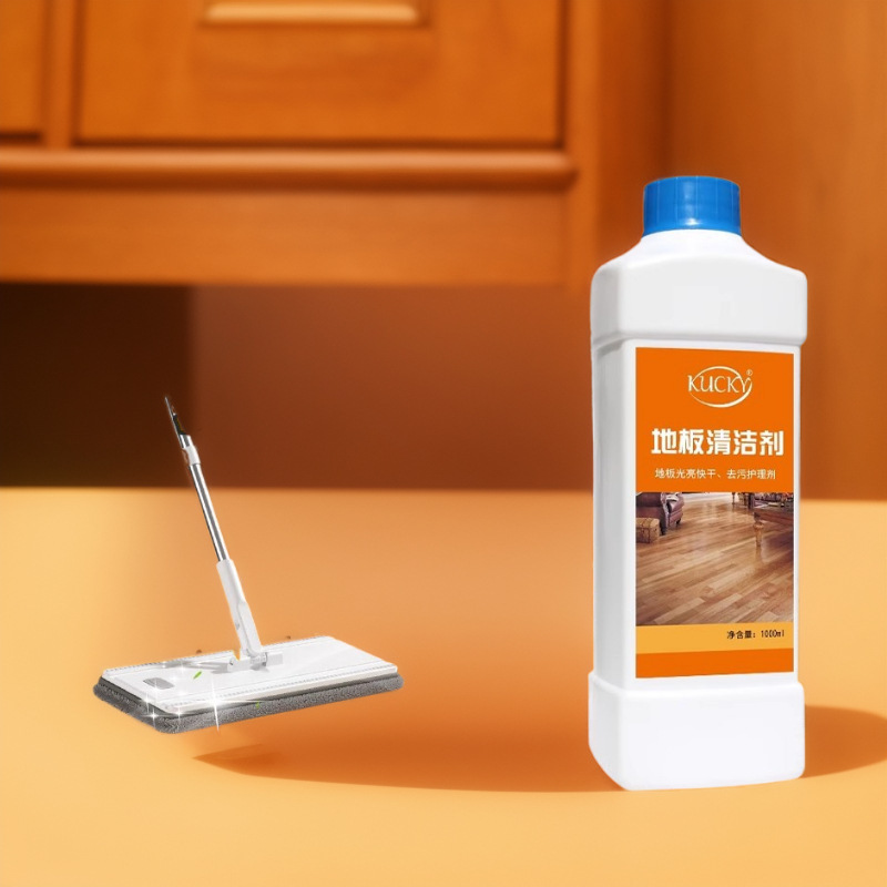 Solid wood floor cleaner composite floor cleaning mop liquid tile household floor cleaning strong detergent 1L