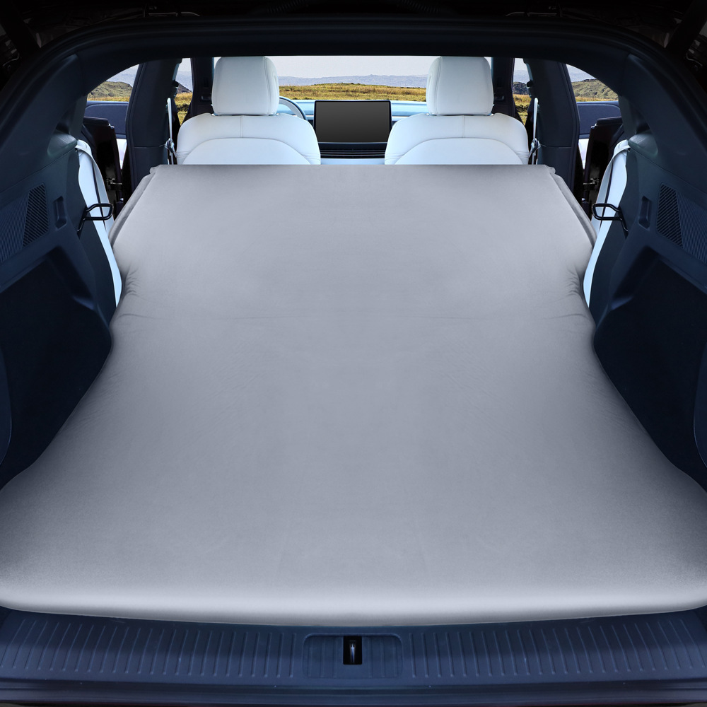 Wenjie AITO M5/M7 Car Inflatable Mattress Automatic Inflatable Bed Rear Row Modified Bed Camping Nap Travel Mattress (Vehicle-mounted inflatable bed) - aito-m5-no-pillow-elegant-gray-with-air-pump