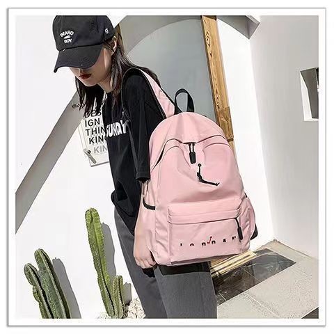 Fashionable backpack for leisure for traveling for men and women, laptop for students, Korean style, for beloved 2