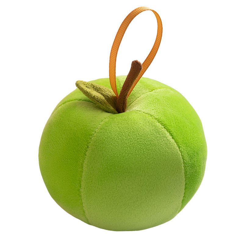 Apple bolso colgante manzana verde peluche juguetes colgante manzana roja muñeca cojín muñeca de fruta regalo
