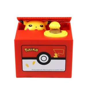 Children's cartoon electric piggy bank stealing money cat eating money cat coin piggy bank toy creative greedy cat cross-border