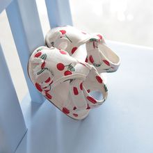 宝宝凉鞋0-1岁夏季男婴儿学步鞋3软底防滑透气棉布鞋6-12月女步前