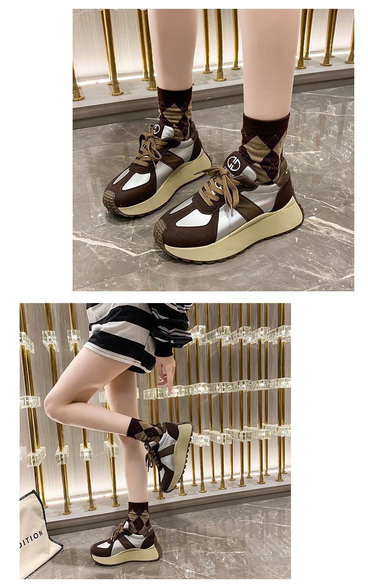 Damen Casual Sneakers Aus Echtleder Mit Warmfutter Und Plateau_voghion.com