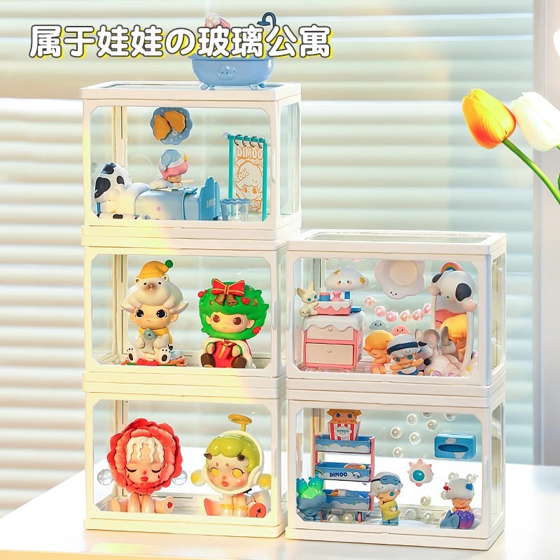 Lego, storage system, stand, minifigure, glass doll