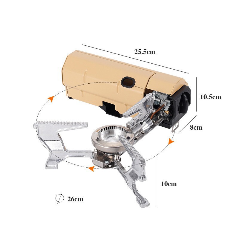 Cassette Stove Outdoor Foldable Portable Camping Stove Household Cookware Gas Stove Strong Fire Windproof Cross-Border Cassette Stove Outdoor Foldable Portable Camping Stove Household Cookware Gas Stove Strong Fire Windproof Cross-Border