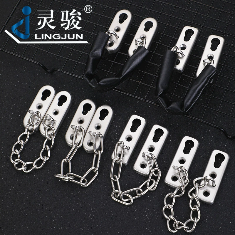 Цепь для окон из нержавеющей стали для отеля, противоугонная цепь, дверь отеля, безопасная утолщенная противоугонная цепь из нержавеющей стали