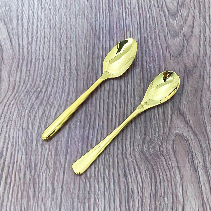 스테인레스 스틸 골드 수박 스푼 디저트 스푼 크리 에이 티브 스푼 금도금 스테인레스 스틸 스푼 홈 레스토랑 먹는 스푼
