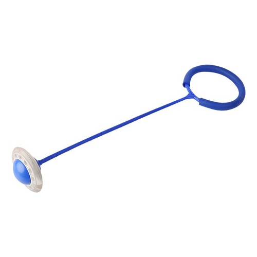Foot ring jumping ball for girls and children toy elastic bouncing ball for adults single leg kick ball flash jump rotating jump ring