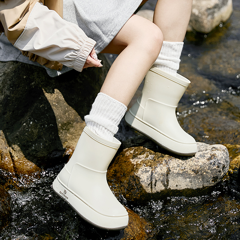 오프화이트(싱글슈 스타일) | 한사이즈 크게 선택해주세요