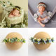 Photo studio photography props full moon photo newborn baby confinement photo baby handmade headdress flower baby headdress headband