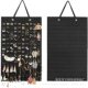 Cross-border Felt Earrings Earrings Storage Hanging Bag Hair Accessories Hairpin Wall-mounted Jewelry Hanging Bag Necklace Ring Glasses Hanging