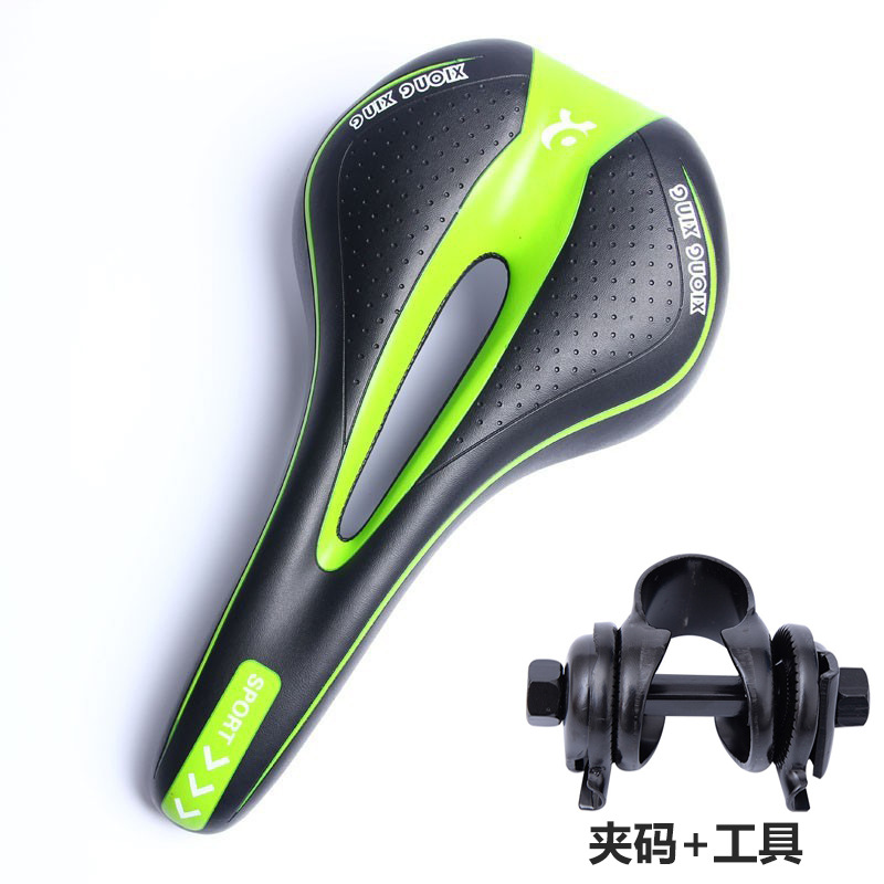 Mejorado xiongxing sillín bicicleta de montaña cojín del asiento hueco plegable accesorios para bicicletas equipo