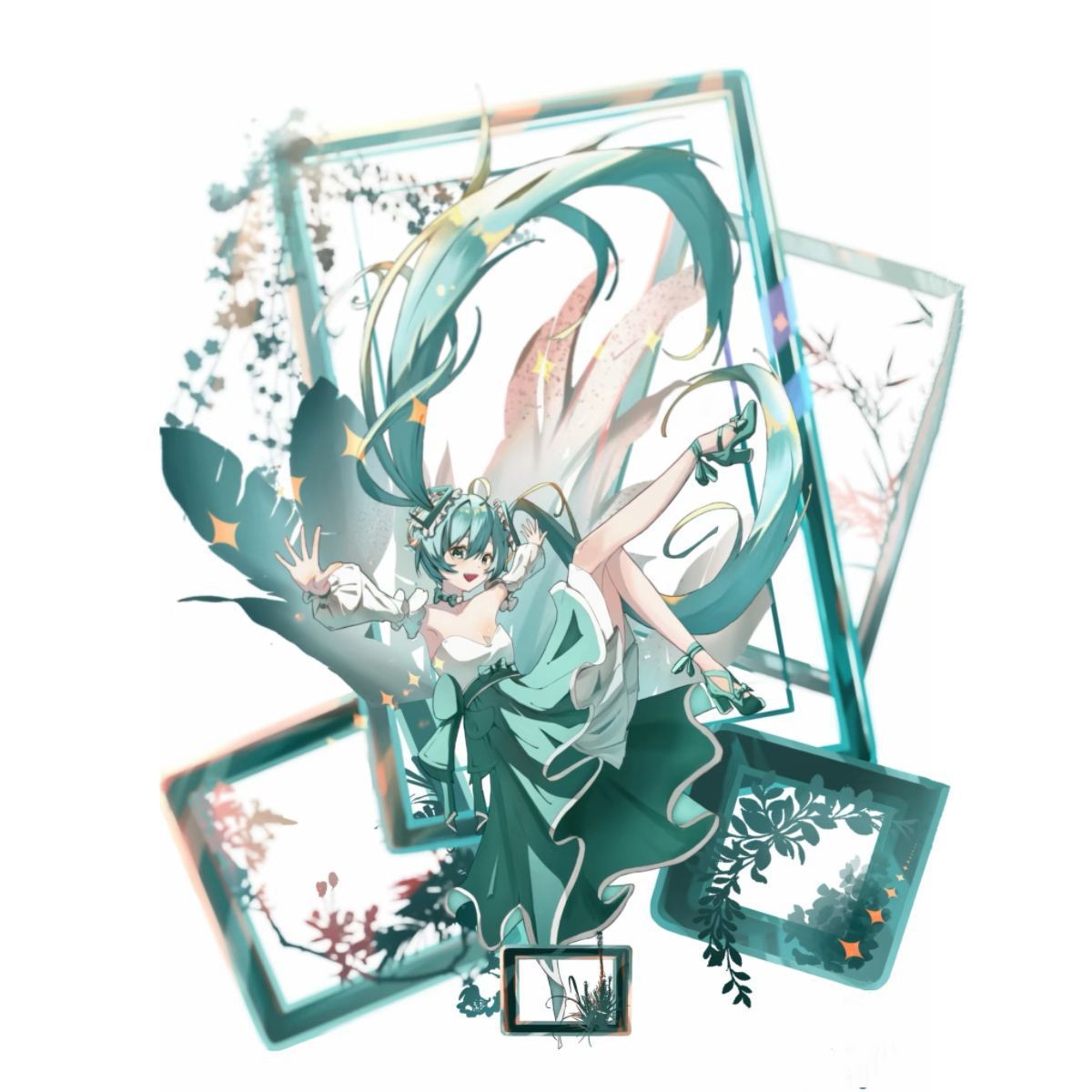 Hatsune Miku Hatsune Miku Furyu Commemorative New Stand-Made Desktop Ornaments as Gifts for Friends and Besties