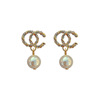 Retro advanced earrings from pearl, Chanel style, internet celebrity, high-quality style