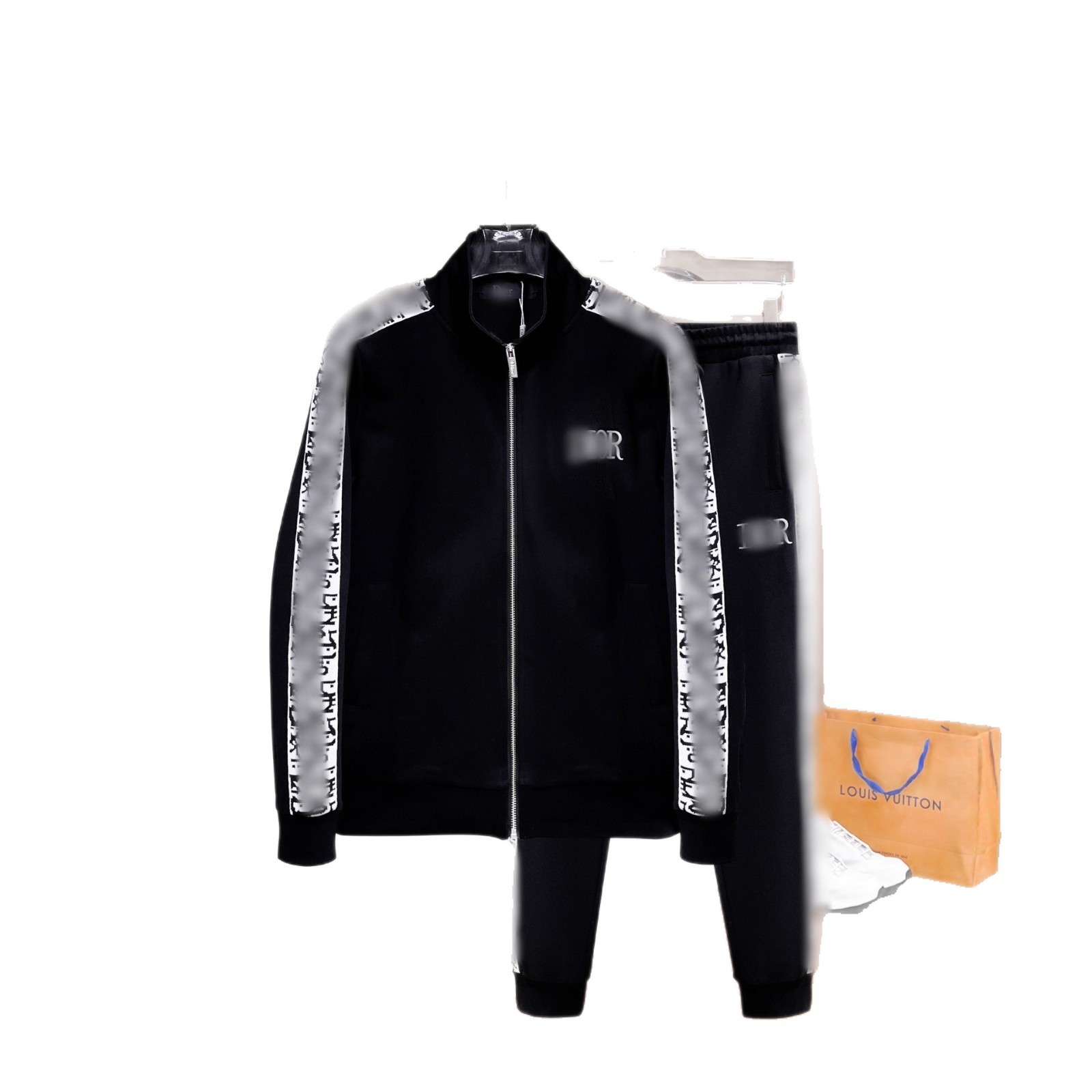 25 años de otoño y invierno de alta calidad nuevo estilo P casa marca de moda cardigan casual suéter deportivo conjunto de parejas