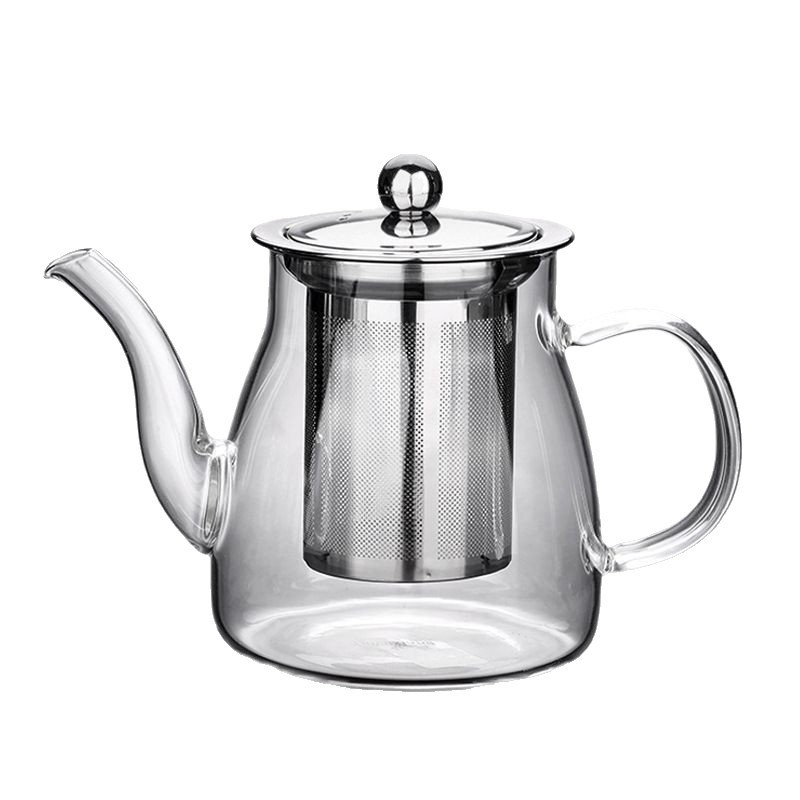 Tetera con Separador de Té de Vidrio de Borosilicato Alto, Resistente al Calor, para Hogar y Oficina image 6