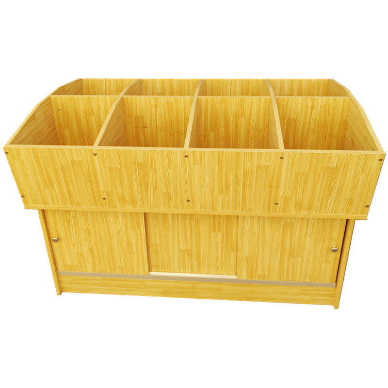 Gabinete de exhibición de alimentos de gran tamaño tienda de conveniencia arroz cubículo dulces frutas secas granos cubículo cubículo supermercado estante de snack