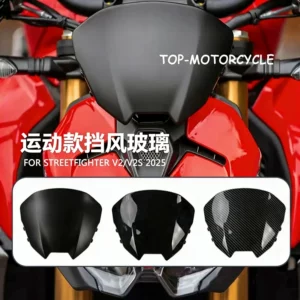 Ducati Streetfighter V2/S 2025 motosiklet ön şüşəsi modifikasiya aksesuarları