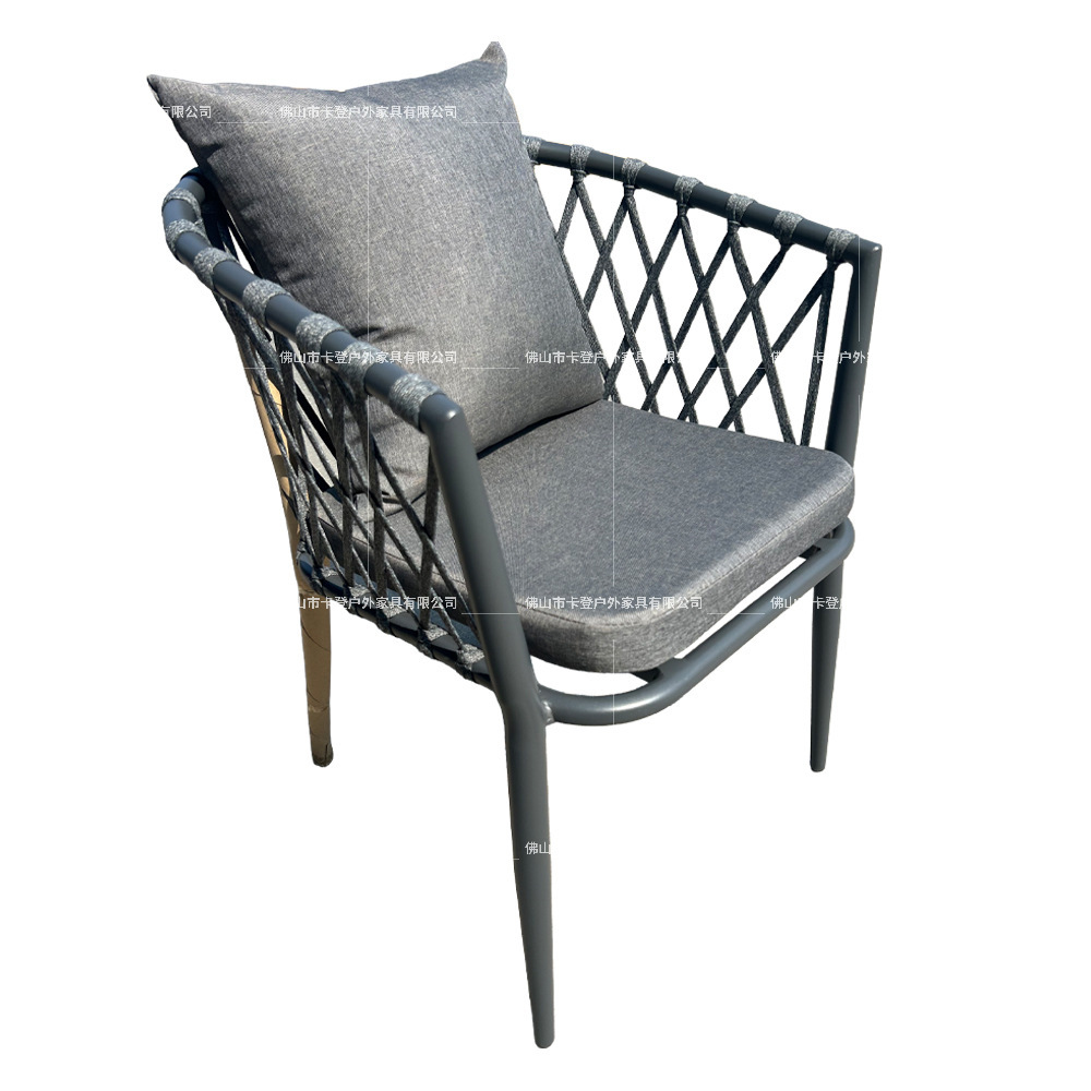 Mesa y silla de aluminio al aire libre Mesa y silla de balcón silla de patio comedor al aire libre hotel de cabina silla de bar muebles al aire libre image 8