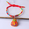 Colorful small bell, woven red rope bracelet, new collection, wholesale