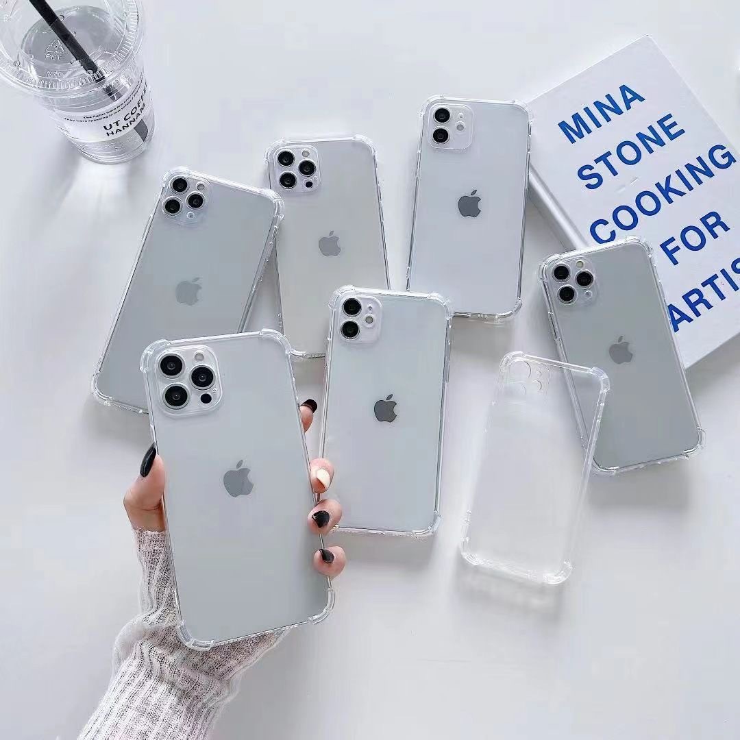 ip15手机壳新款iPhone12透明软壳12promax气囊防摔12pro/13promax