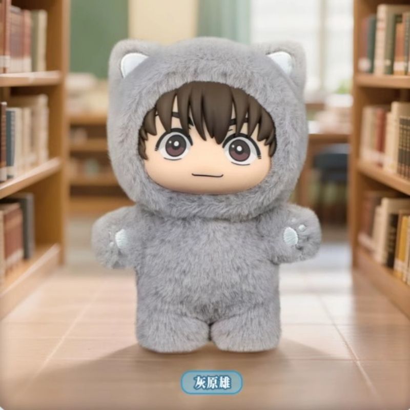 咒术回战周边猫猫乐园派对毛绒玩偶五条悟夏油杰棉花娃娃盲盒手办|undefined