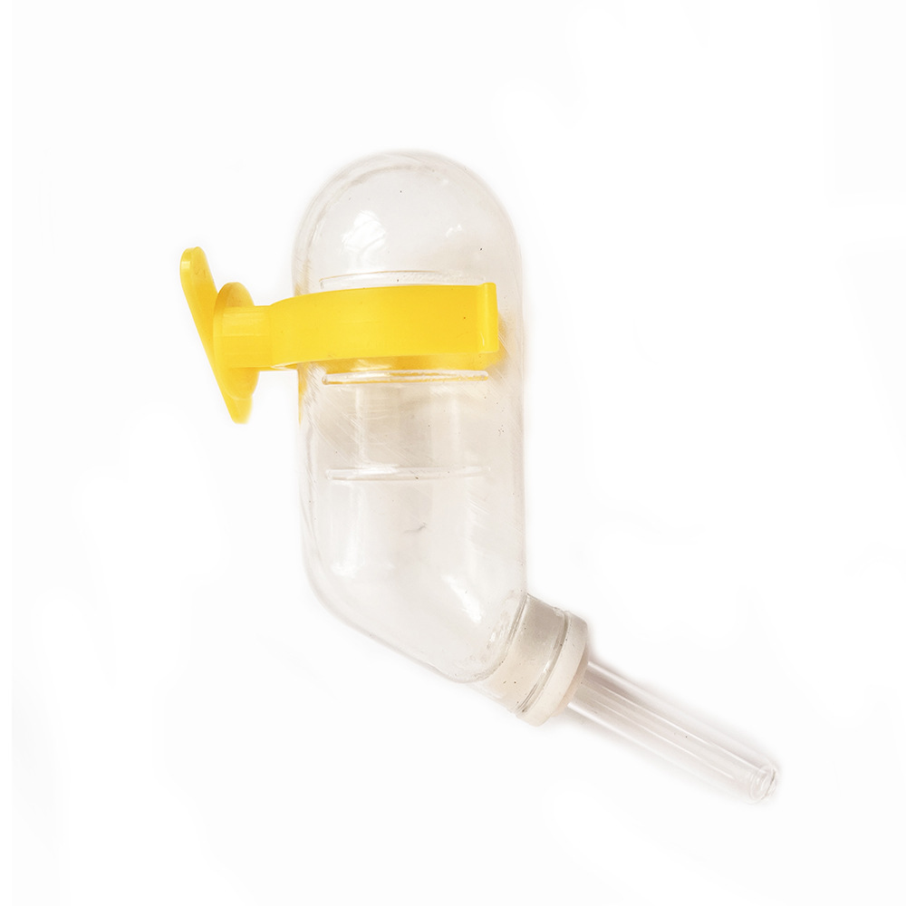 Botella de agua para beber hámster, bebedero para mascotas pequeño, alimentador de agua automático de bolas, botella de agua de acero inoxidable de suspensión 60ml al por mayor image 8