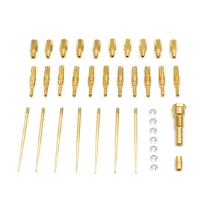 PE26/28 PWK21 34 carburetor main measuring hole idle speed measuring hole oil needle 30PCs spray needle seat kit