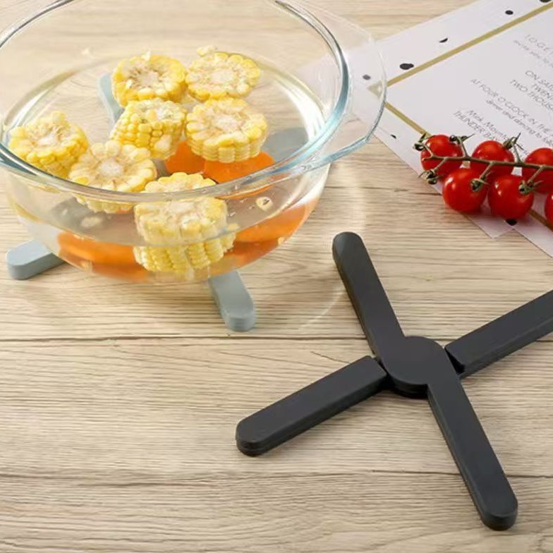 硅胶X形垫餐桌垫隔热垫厨房锅垫菜碟垫家用餐桌垫|undefined