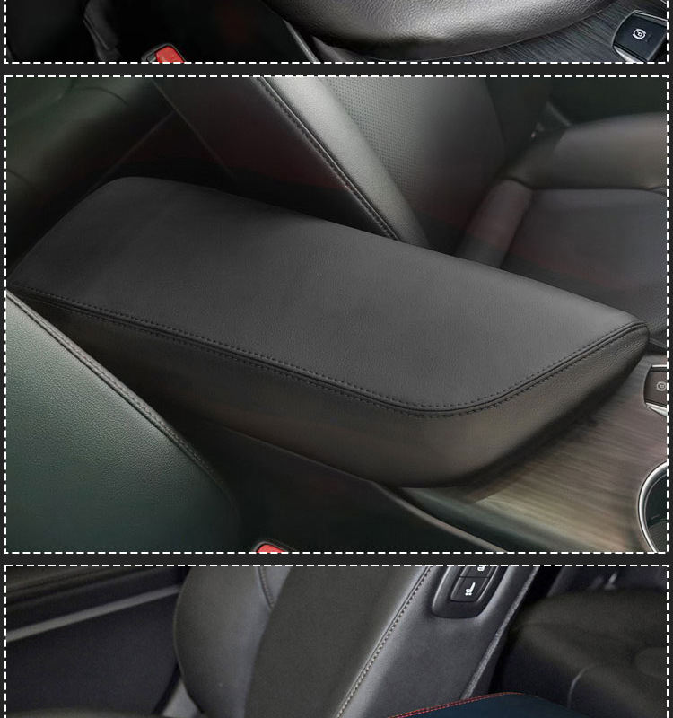 Suitable for 18-21 Toyota Camry armrest box cover central storage box protective cover leather pad Interior decoration