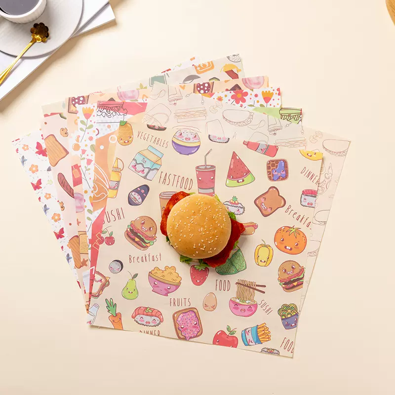 托盘纸一次性餐盘纸一包900张汉堡餐垫纸防油食品烘焙纸