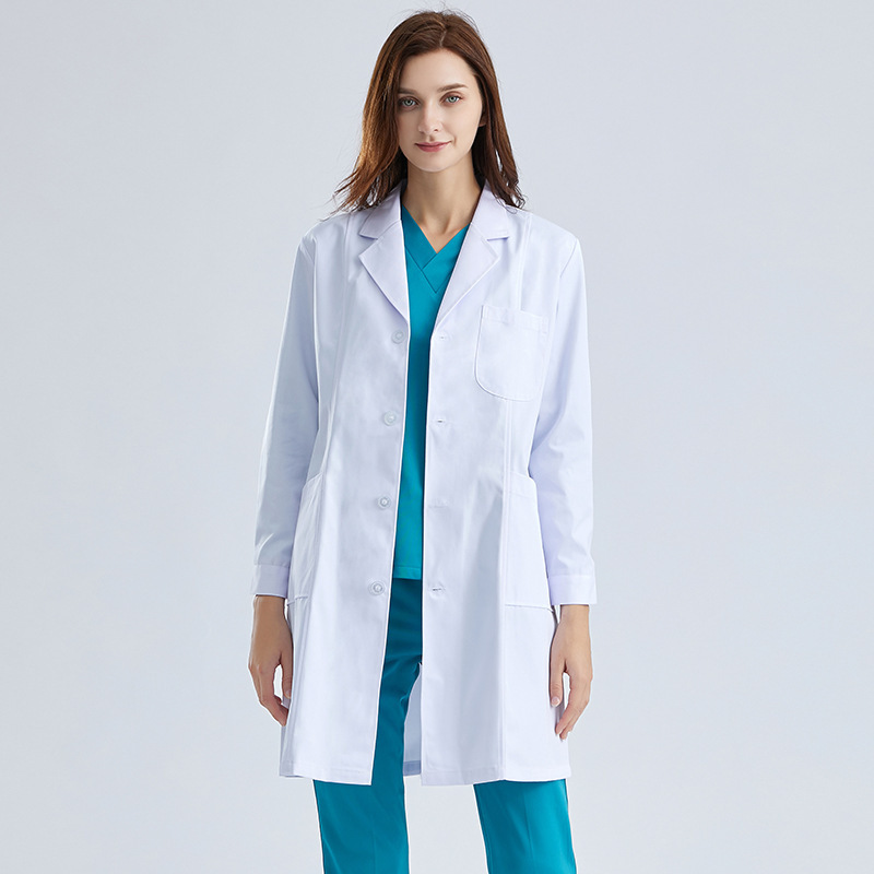 医師用白衣、病院・薬局作業服、実験室白衣、春秋厚手医師服|undefined