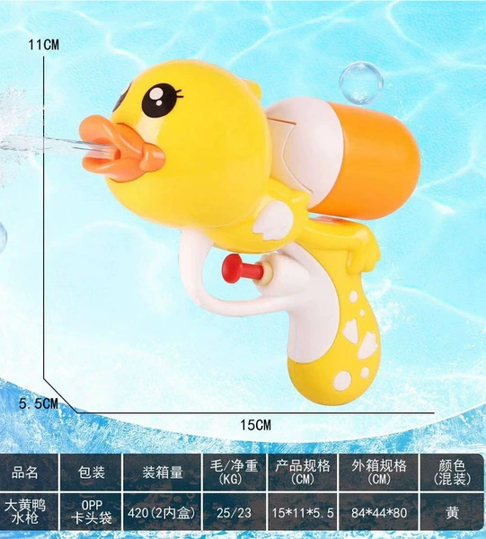 B.Duck, water gun