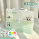 Time green 13 pieces - free panda stickers + index stickers [can hold about 400 sheets of a4 paper]