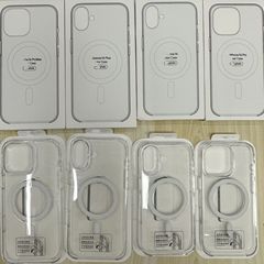 Iphone16 promax透明マグネット動画携帯ケースアップル16タッチボタンケースip15PCカバー