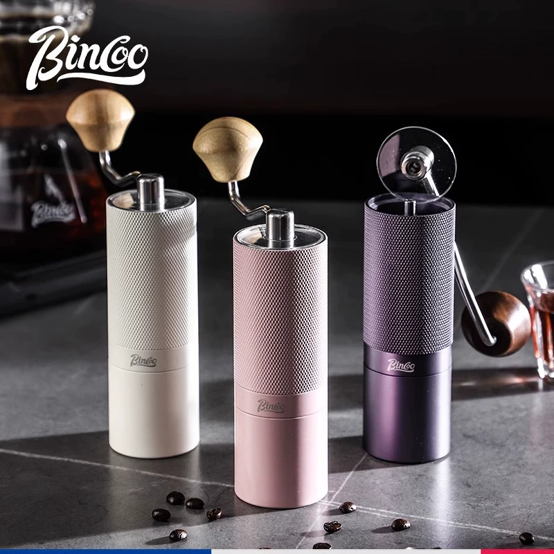 Bincoo ручная кофемолка с кривошипом для зерен, ручная кофемолка для кофе, шестигранный стальной сердечник
