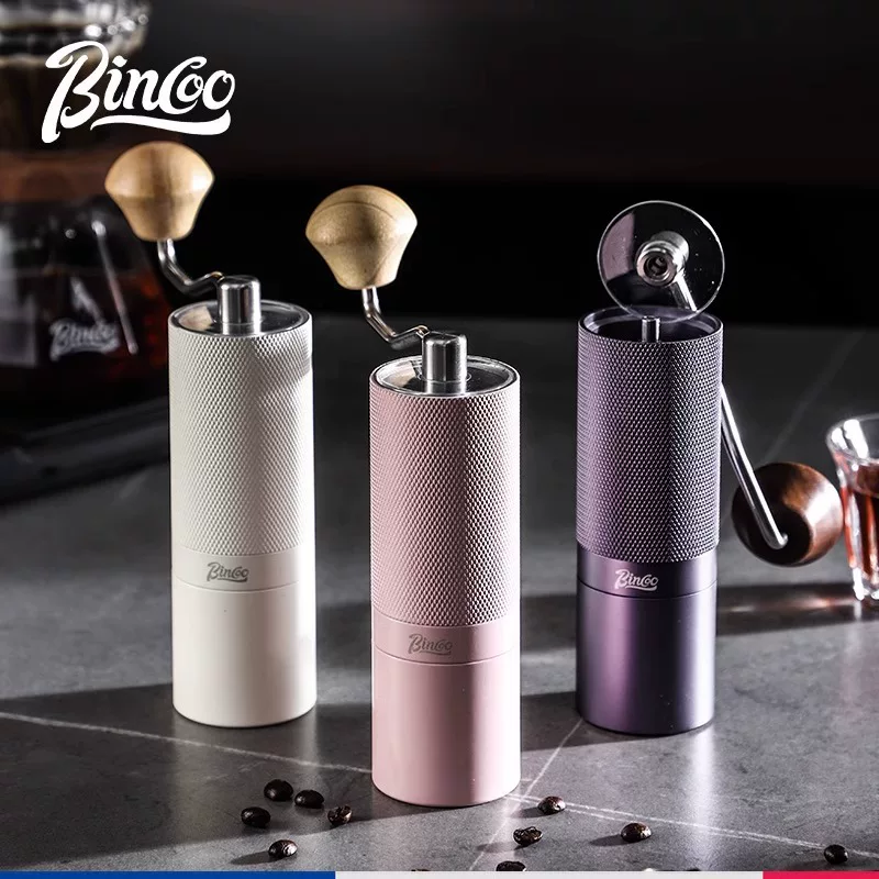 Bincoo ручная кофемолка с кривошипом для зерен, ручная кофемолка для кофе, шестигранный стальной сердечник