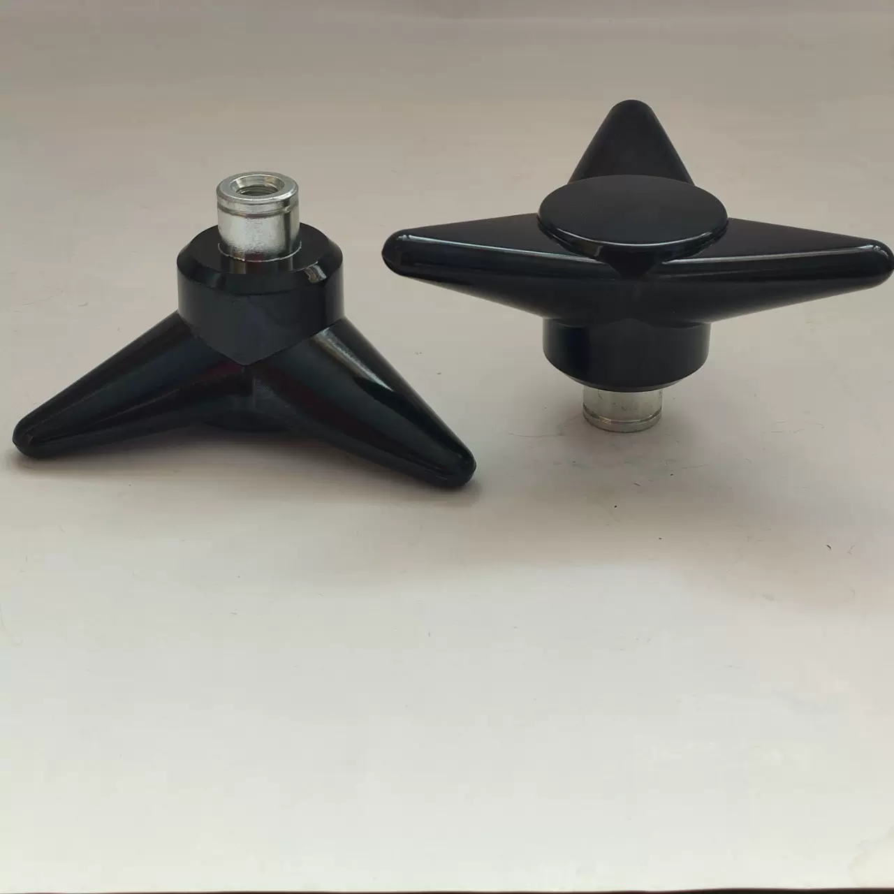 荐 电木三角箭把手10*80  8*80  12*125通孔三臂旋机床附件