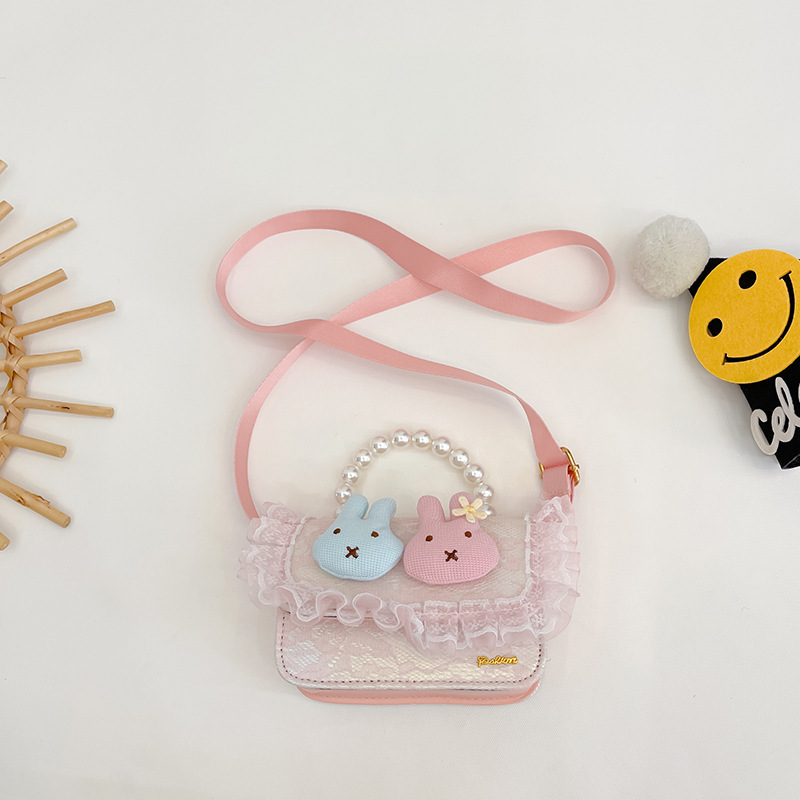 Bolso de los niños de estilo coreano 2022 Otoño Nueva Chica Flor bolsa de mensajero de moda estilo Chanel mini bolsa de accesorios de moda