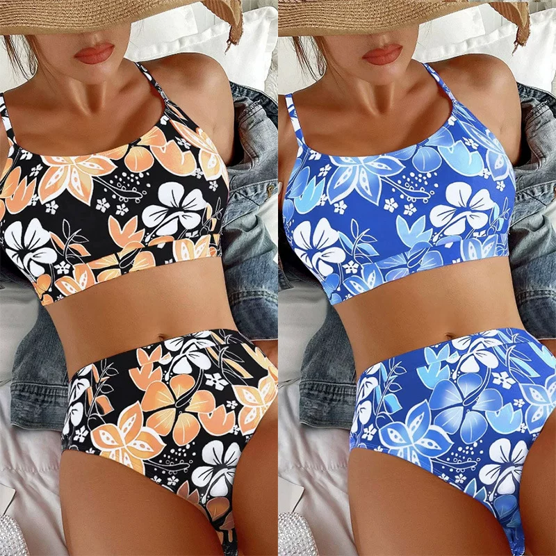 Sexy supporting swimwear, European style, tight, backless, high waist