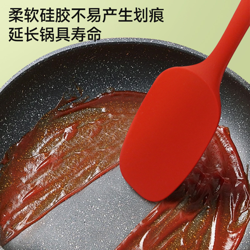 食品シリカゲルスープスプーン大盛スープスプーン家庭用キッチンベーキングツールスクレーパー卸売り|undefined
