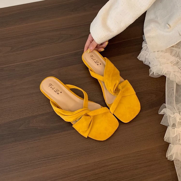 Sandalias y zapatillas de cuña de primavera y verano, sandalias de punta abierta, zapatos de mujer, zapatos de playa de verano, sandalias francesas, tacones altos